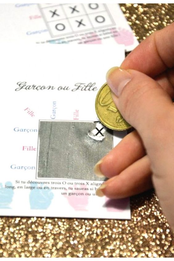 Annoncer le sexe du futur bébé avec carte à gratter Annoncer le sexe du futur bébé avec carte à gratter